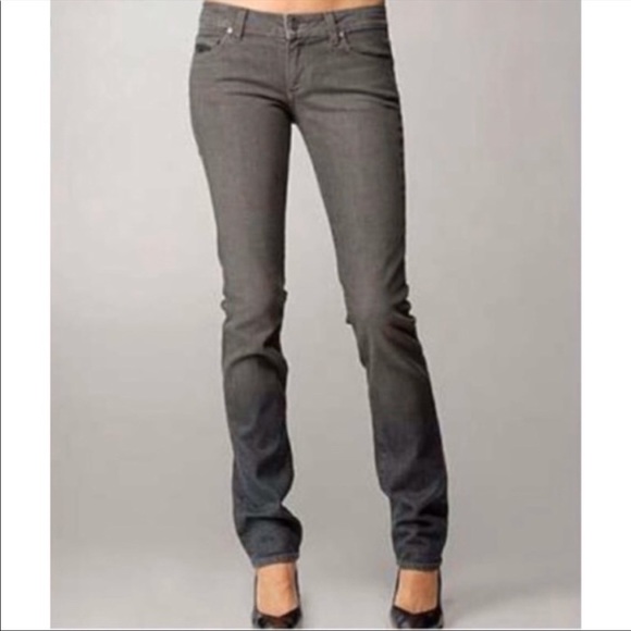 PAIGE Denim - Paige• Gray “Blue Heights” Low Rise Skinny